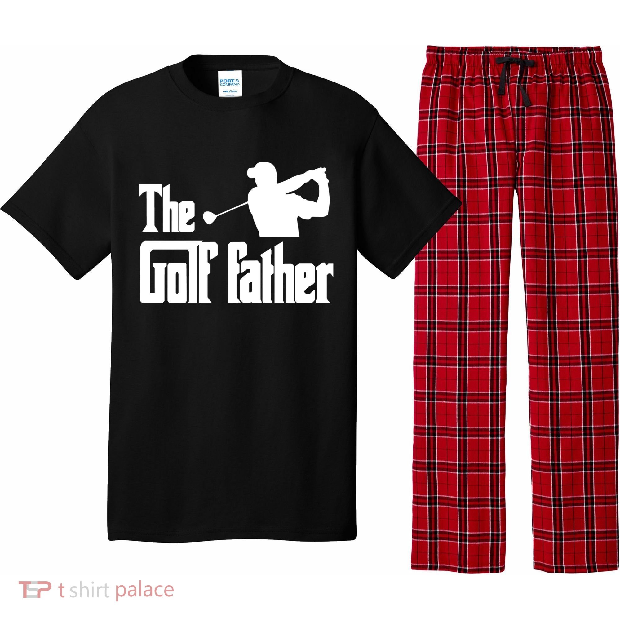 The Golf Father Funny Parody Best Golf Dad Fathers Day Love Funny Gift Pajama Set