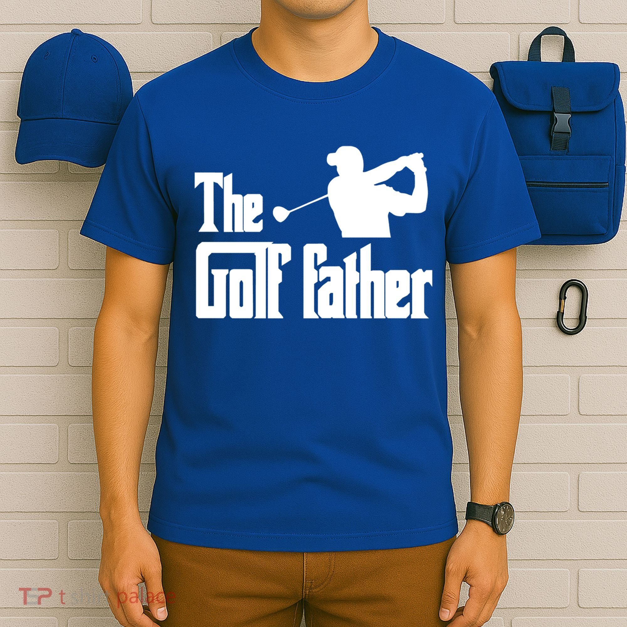 The Golf Father Funny Parody Best Golf Dad Fathers Day Love Funny Gift T-Shirt