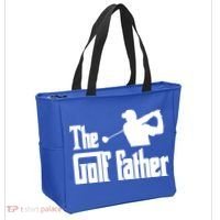 The Golf Father Funny Parody Best Golf Dad Fathers Day Love Funny Gift Tote Bag thumb 2