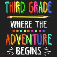 Third Grade Funny Where The Adventure Begins Teacher Beanie thumb 2