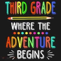 Third Grade Funny Where The Adventure Begins Teacher Mousepad thumb 1