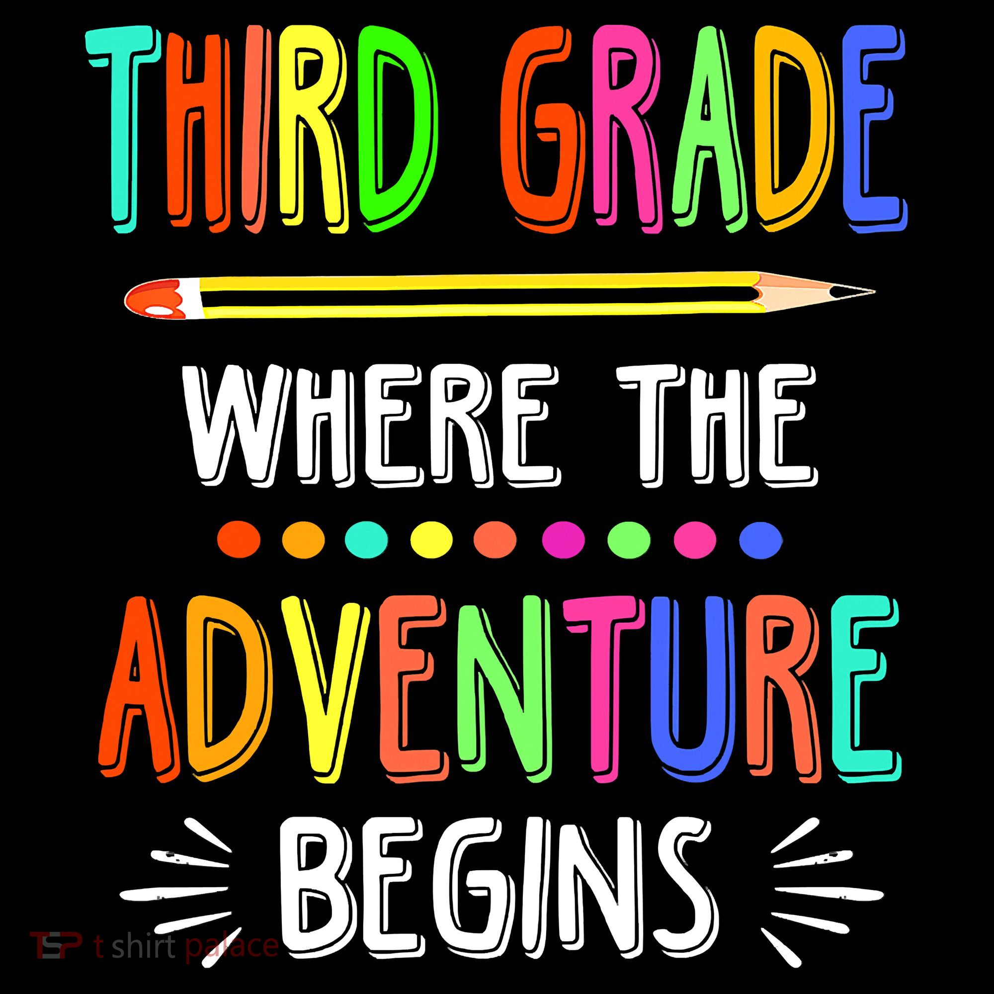 Third Grade Funny Where The Adventure Begins Teacher Women's Tank Top