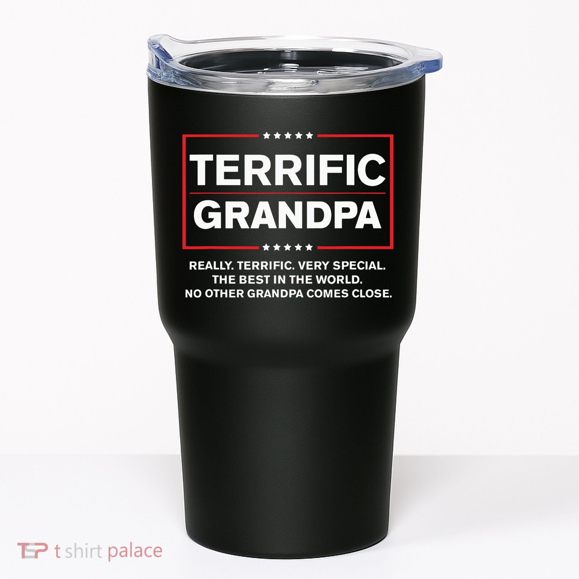 Terrific Grandpa Funny Donald Trump Campaign Style Tumbler