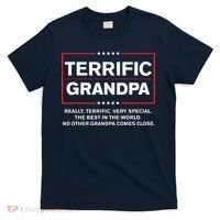 Terrific Grandpa Funny Donald Trump Campaign Style T-Shirt thumb 0