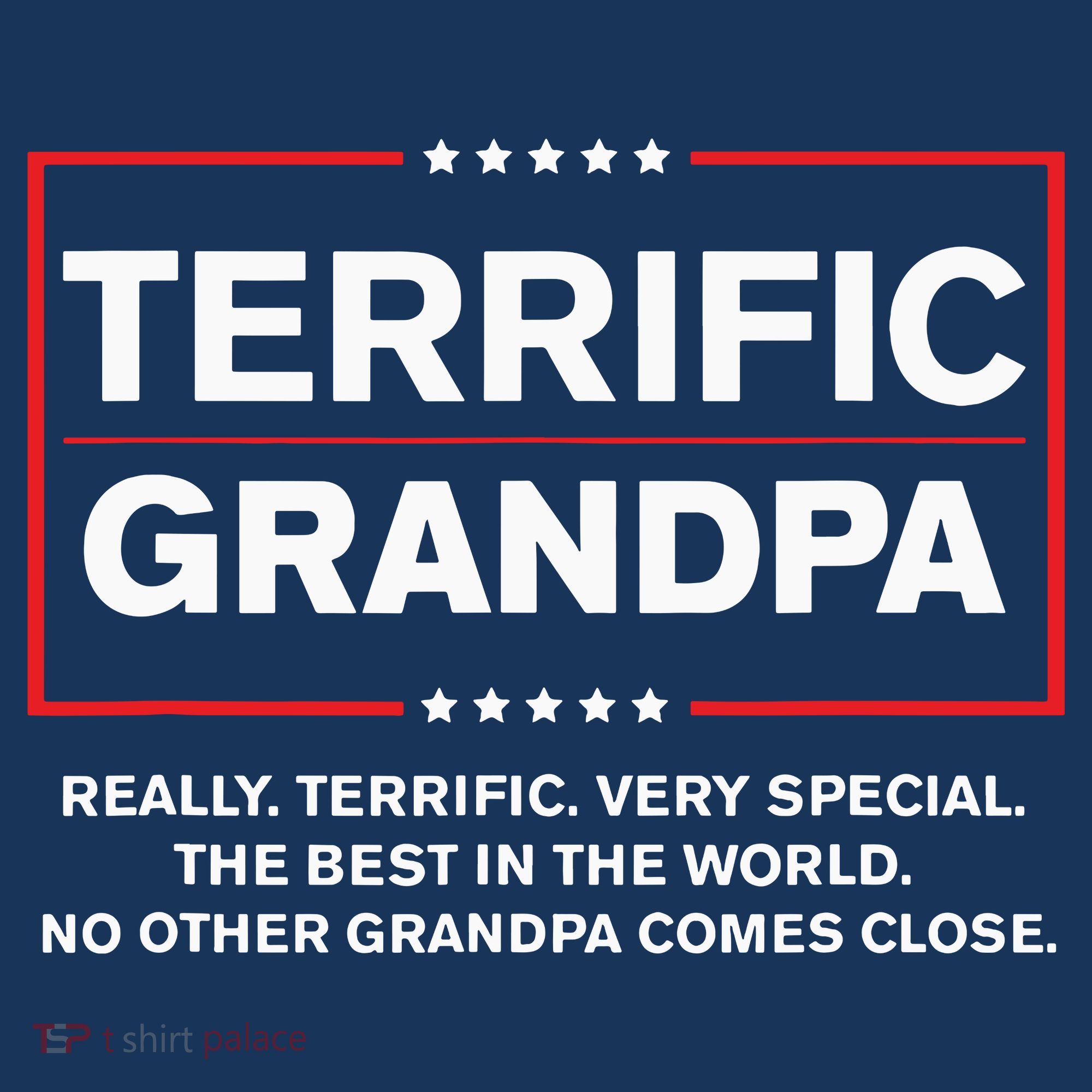 Terrific Grandpa Funny Donald Trump Campaign Style Women's Hoodie