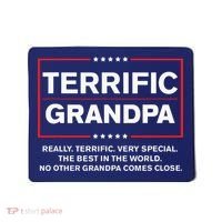 Terrific Grandpa Funny Donald Trump Campaign Style Mousepad thumb 0