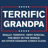 Terrific Grandpa Funny Donald Trump Campaign Style Mousepad thumb 1