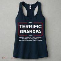 Terrific Grandpa Funny Donald Trump Campaign Style Women's Tank Top thumb 3