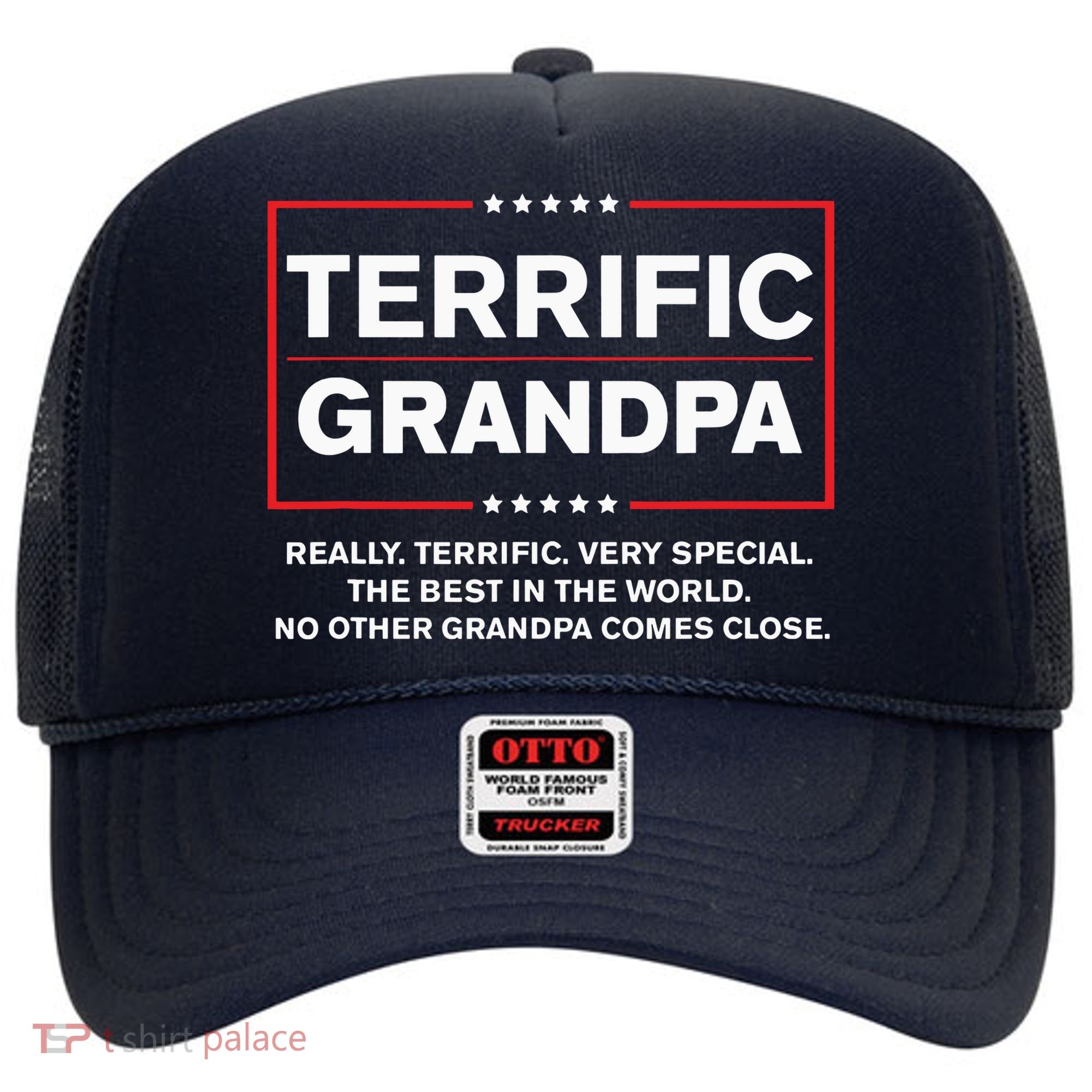 Terrific Grandpa Funny Donald Trump Campaign Style Hat