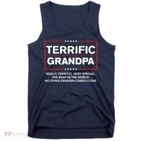 Terrific Grandpa Funny Donald Trump Campaign Style Tank Top thumb 0