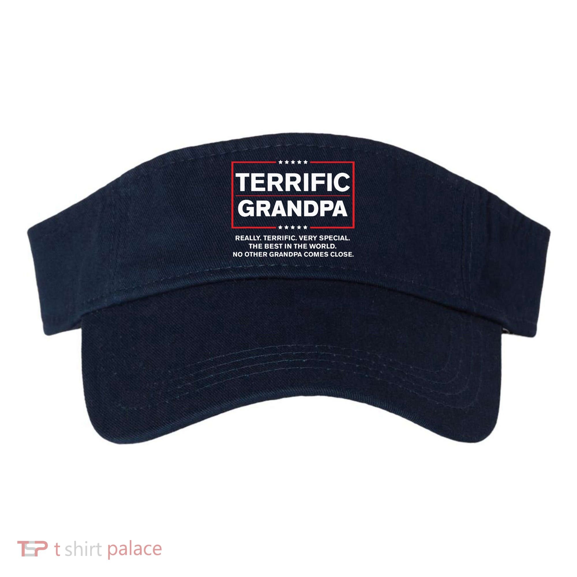 Terrific Grandpa Funny Donald Trump Campaign Style Visor
