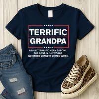 Terrific Grandpa Funny Donald Trump Campaign Style Women's T-Shirt thumb 3