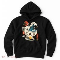 The Great Flush Wave Funny Toilet Spoof Hoodie thumb 0