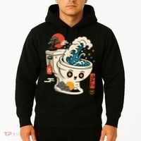 The Great Flush Wave Funny Toilet Spoof Hoodie thumb 2