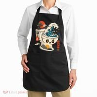 The Great Flush Wave Funny Toilet Spoof Apron thumb 2