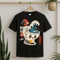 The Great Flush Wave Funny Toilet Spoof T-Shirt thumb 2