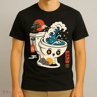 The Great Flush Wave Funny Toilet Spoof T-Shirt thumb 3