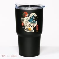 The Great Flush Wave Funny Toilet Spoof Tumbler thumb 0