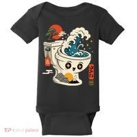 The Great Flush Wave Funny Toilet Spoof Baby Bodysuit thumb 0