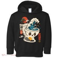 The Great Flush Wave Funny Toilet Spoof Toddler Hoodie thumb 0
