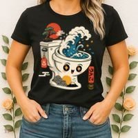 The Great Flush Wave Funny Toilet Spoof Women's T-Shirt thumb 2