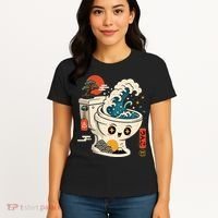 The Great Flush Wave Funny Toilet Spoof Women's T-Shirt thumb 4