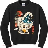 The Great Flush Wave Funny Toilet Spoof Kids Sweatshirt thumb 0