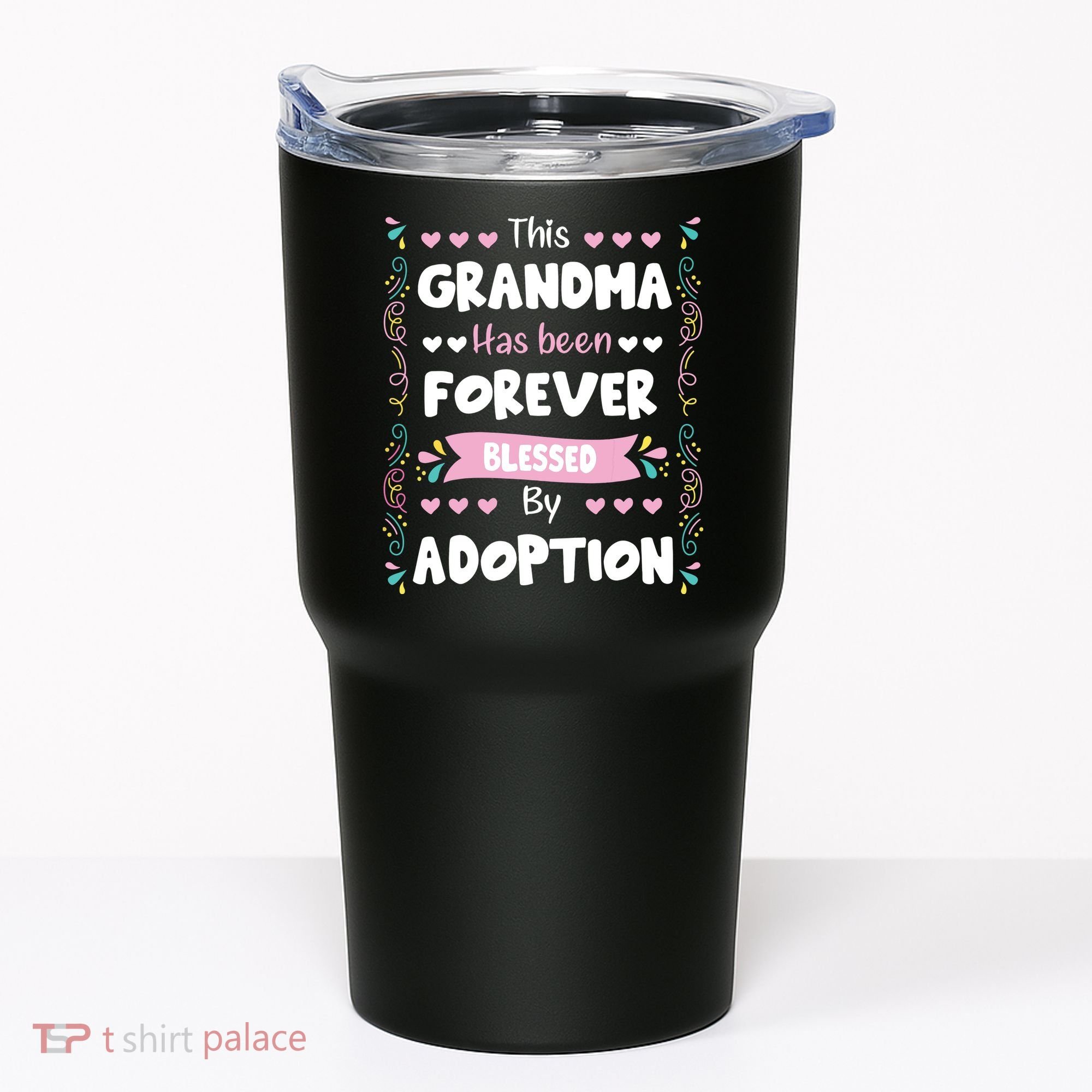 This Grandma Forever Blessed By Adoption Adopted Children Tumbler