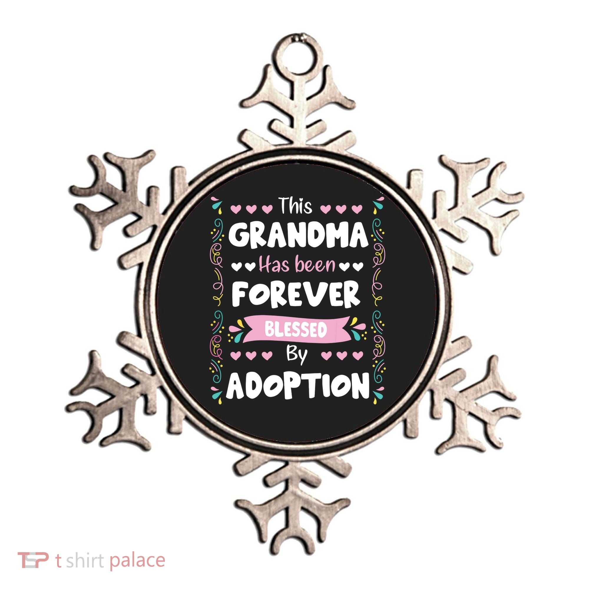This Grandma Forever Blessed By Adoption Adopted Children Ornament