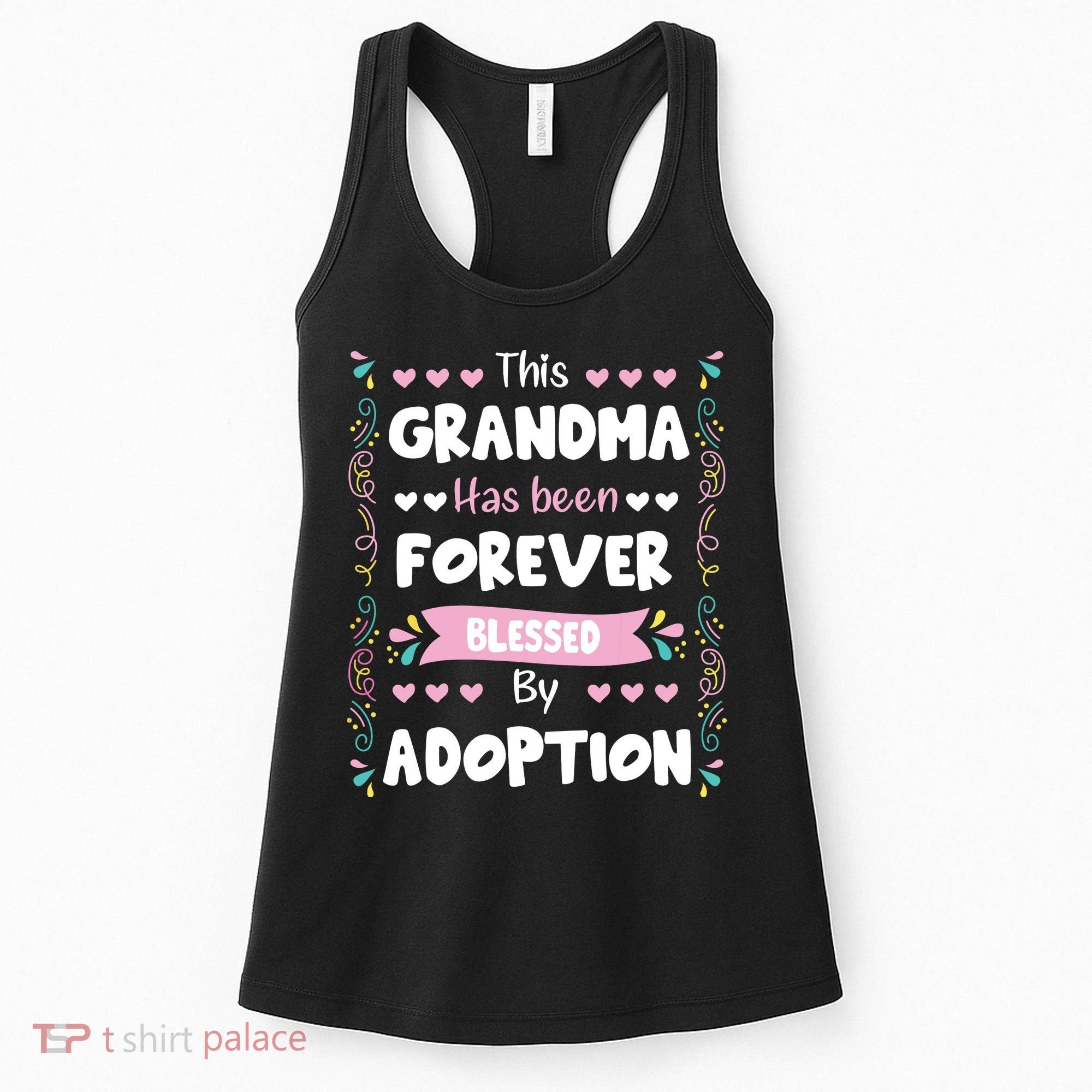 This Grandma Forever Blessed By Adoption Adopted Children Women's Tank Top