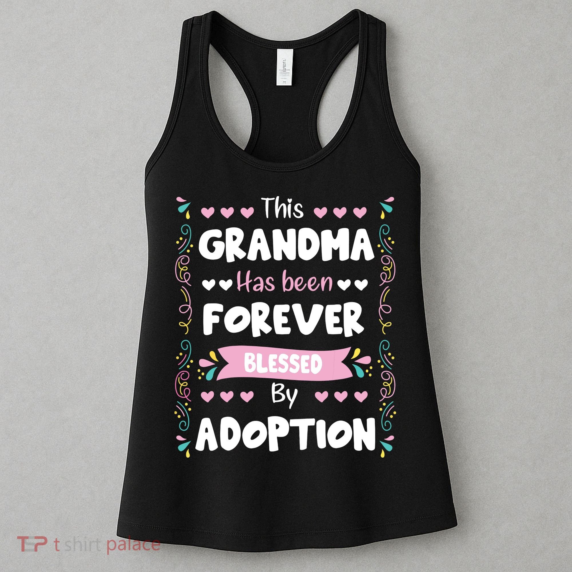 This Grandma Forever Blessed By Adoption Adopted Children Women's Tank Top