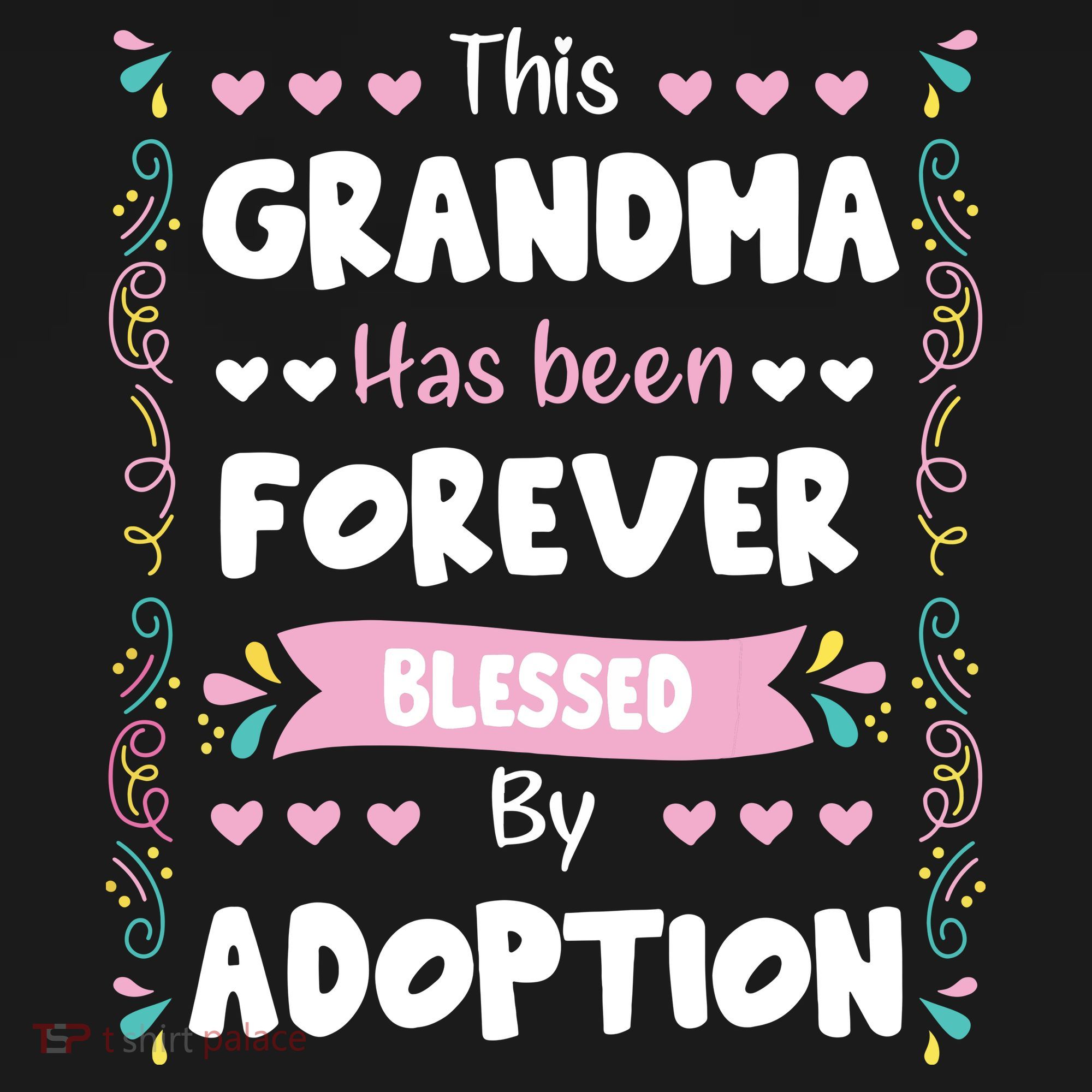 This Grandma Forever Blessed By Adoption Adopted Children Women's Tank Top