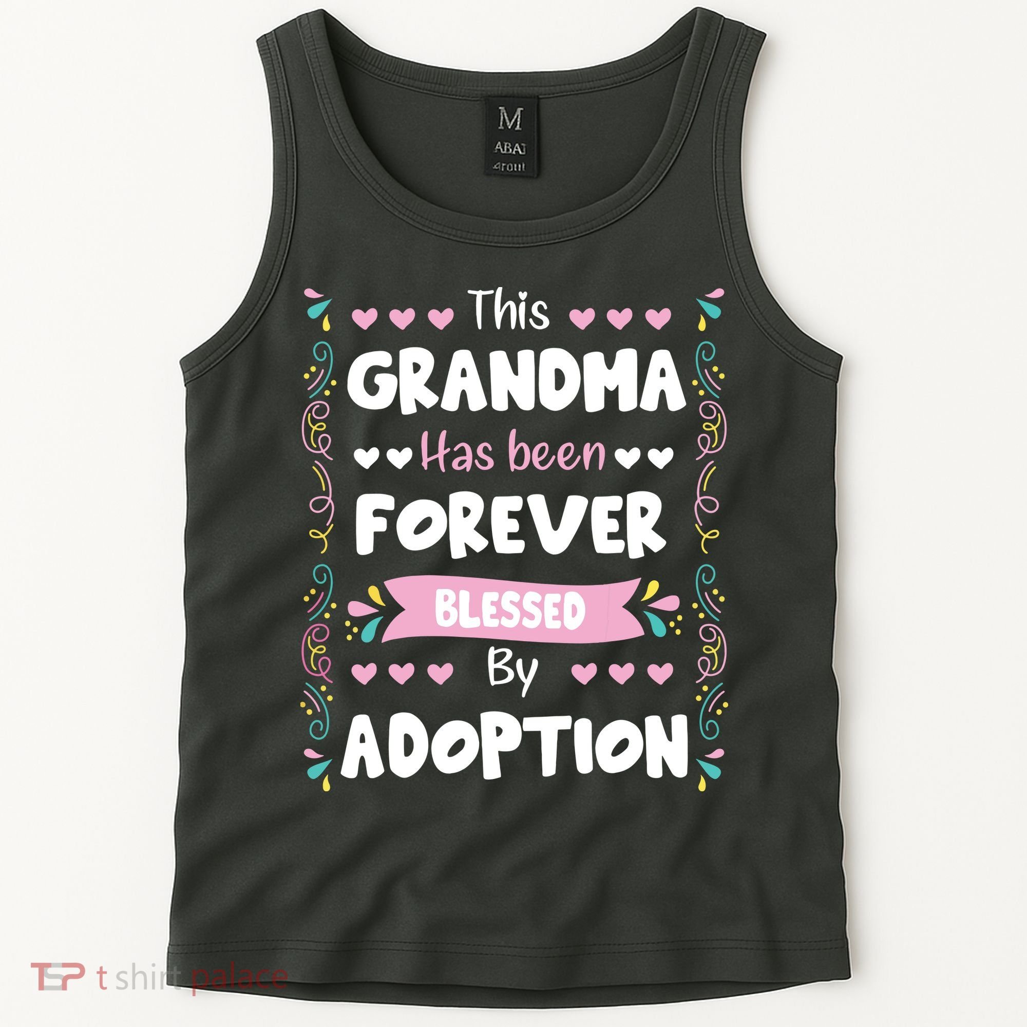 This Grandma Forever Blessed By Adoption Adopted Children Tank Top