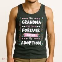 This Grandma Forever Blessed By Adoption Adopted Children Tank Top thumb 3