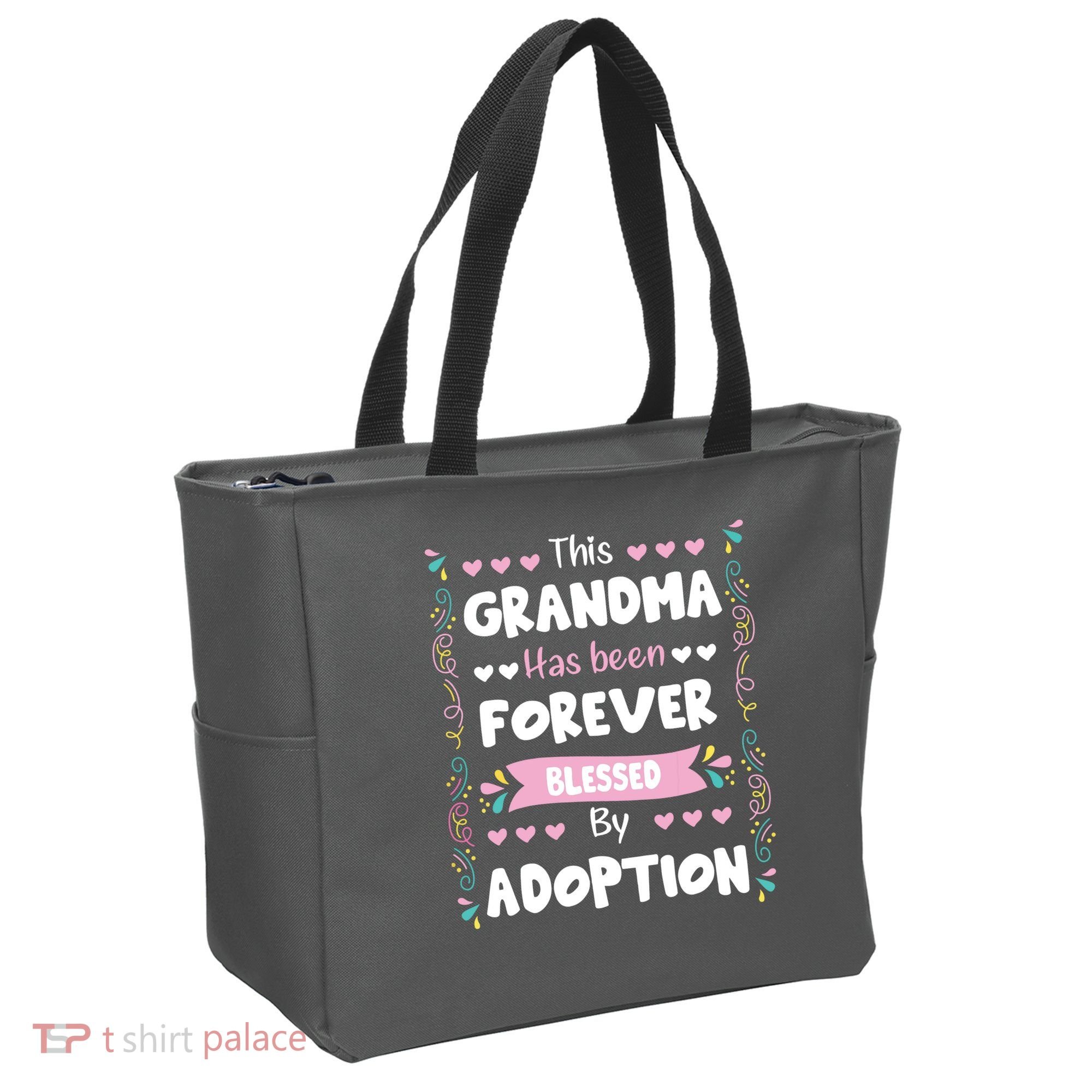 This Grandma Forever Blessed By Adoption Adopted Children Tote Bag
