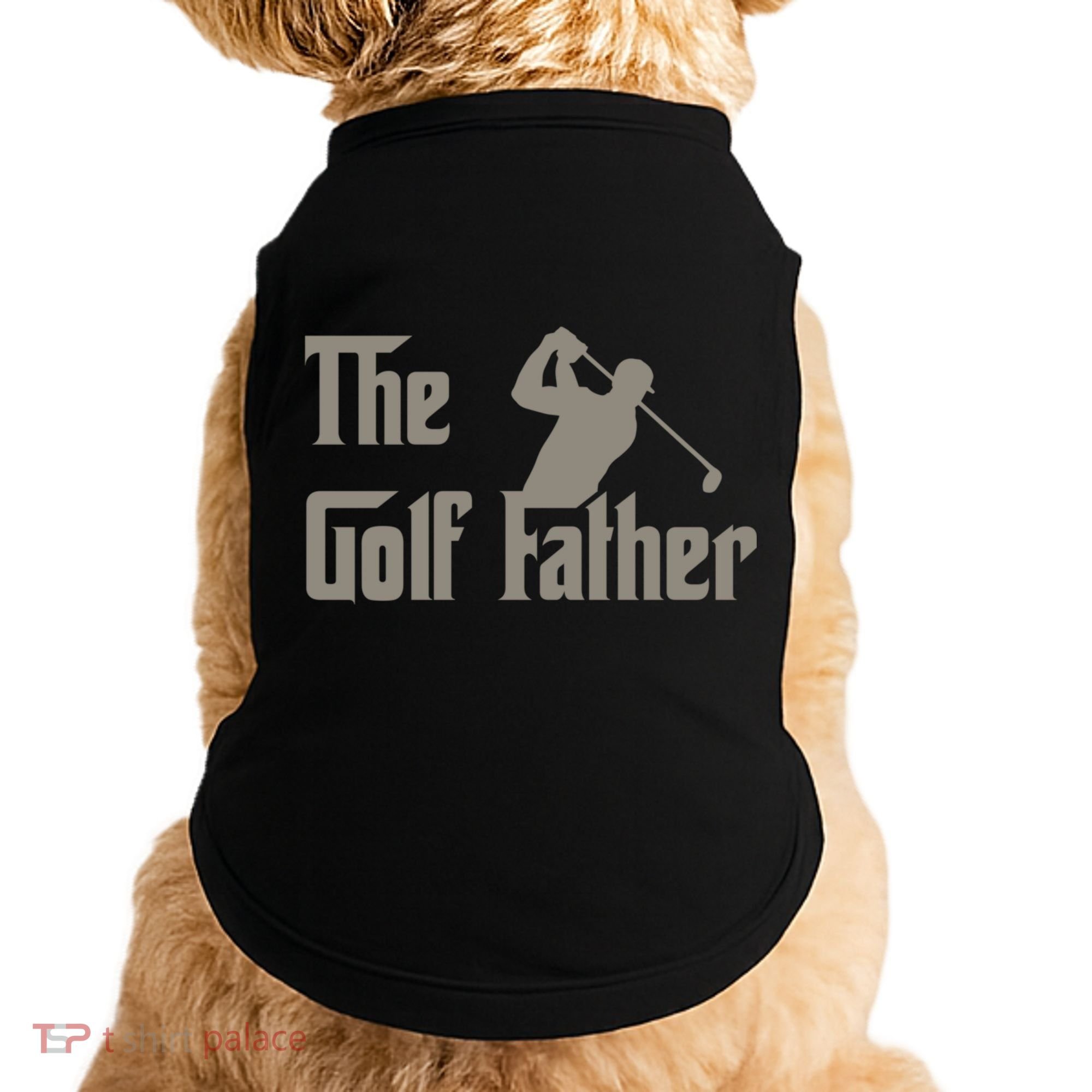 The Golf Father Funny Golfing For Golfer Fathers Doggie Tank