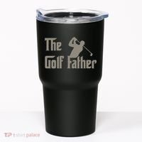 The Golf Father Funny Golfing For Golfer Fathers Tumbler thumb 0