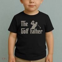 The Golf Father Funny Golfing For Golfer Fathers Toddler T-Shirt thumb 2