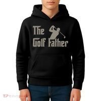 The Golf Father Funny Golfing For Golfer Fathers Kids Hoodie thumb 4