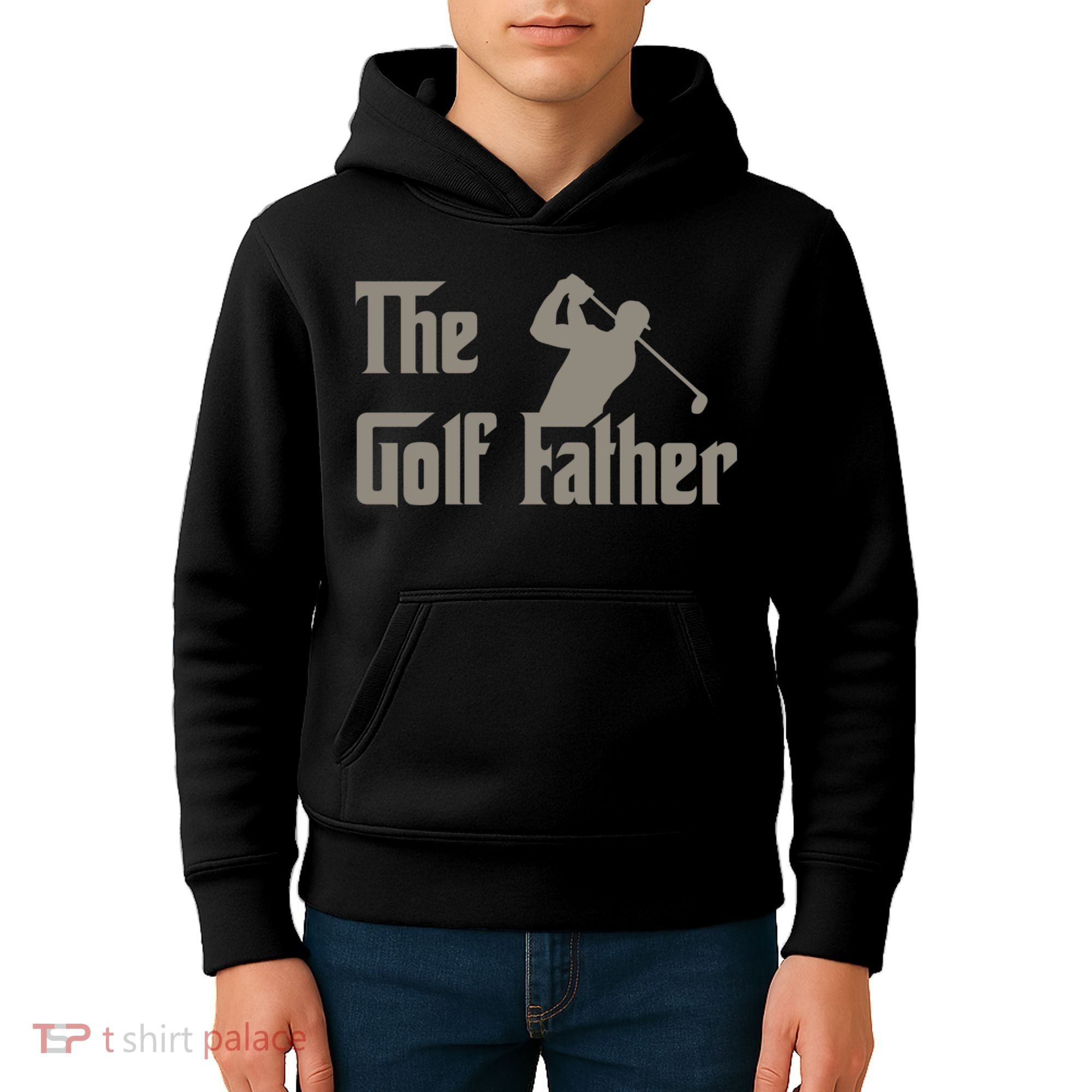 The Golf Father Funny Golfing For Golfer Fathers Kids Hoodie