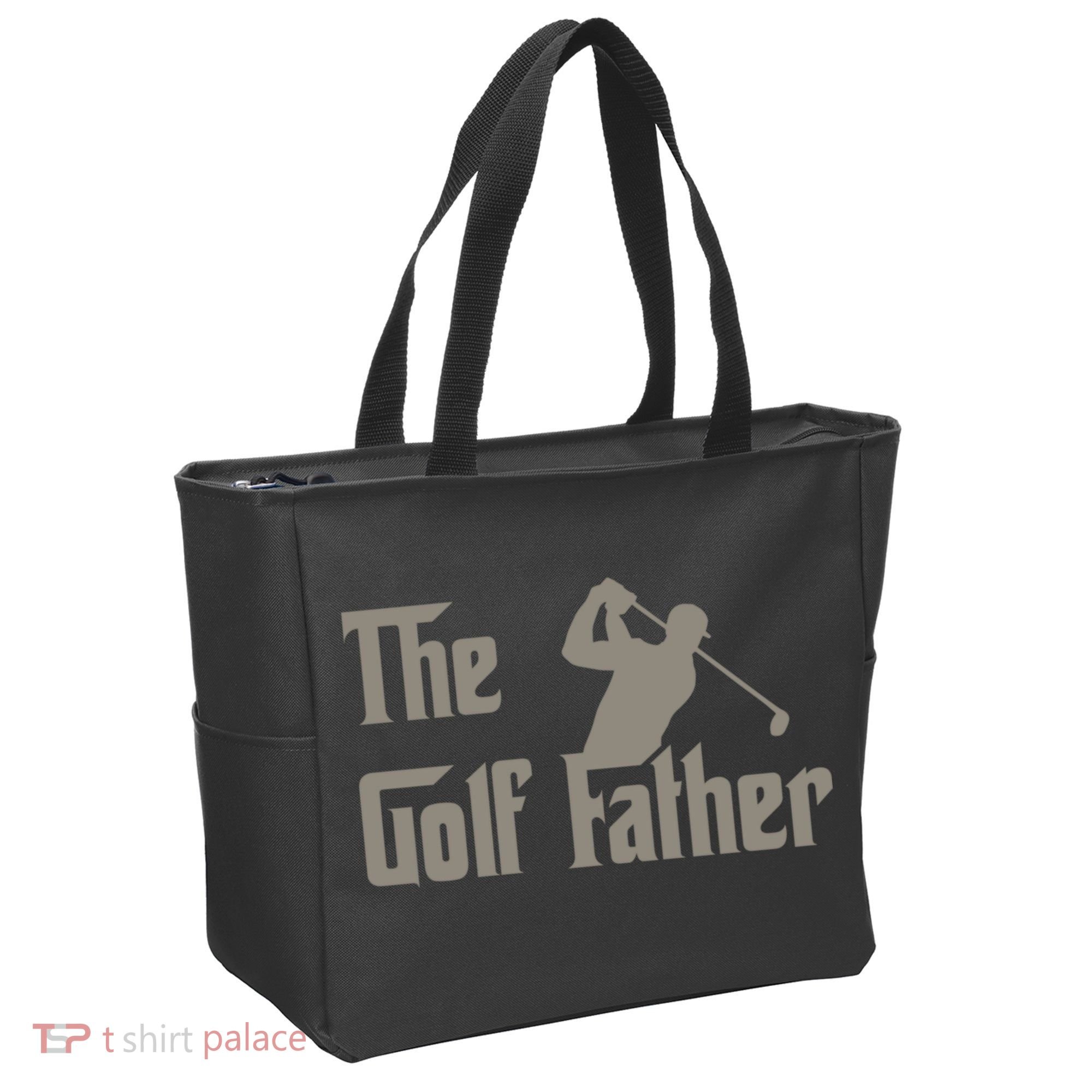 The Golf Father Funny Golfing For Golfer Fathers Tote Bag