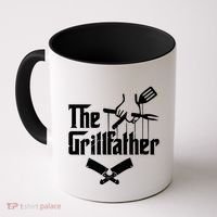The Grillfather Funny Grill Master Bbq Gift Coffee Mug thumb 0