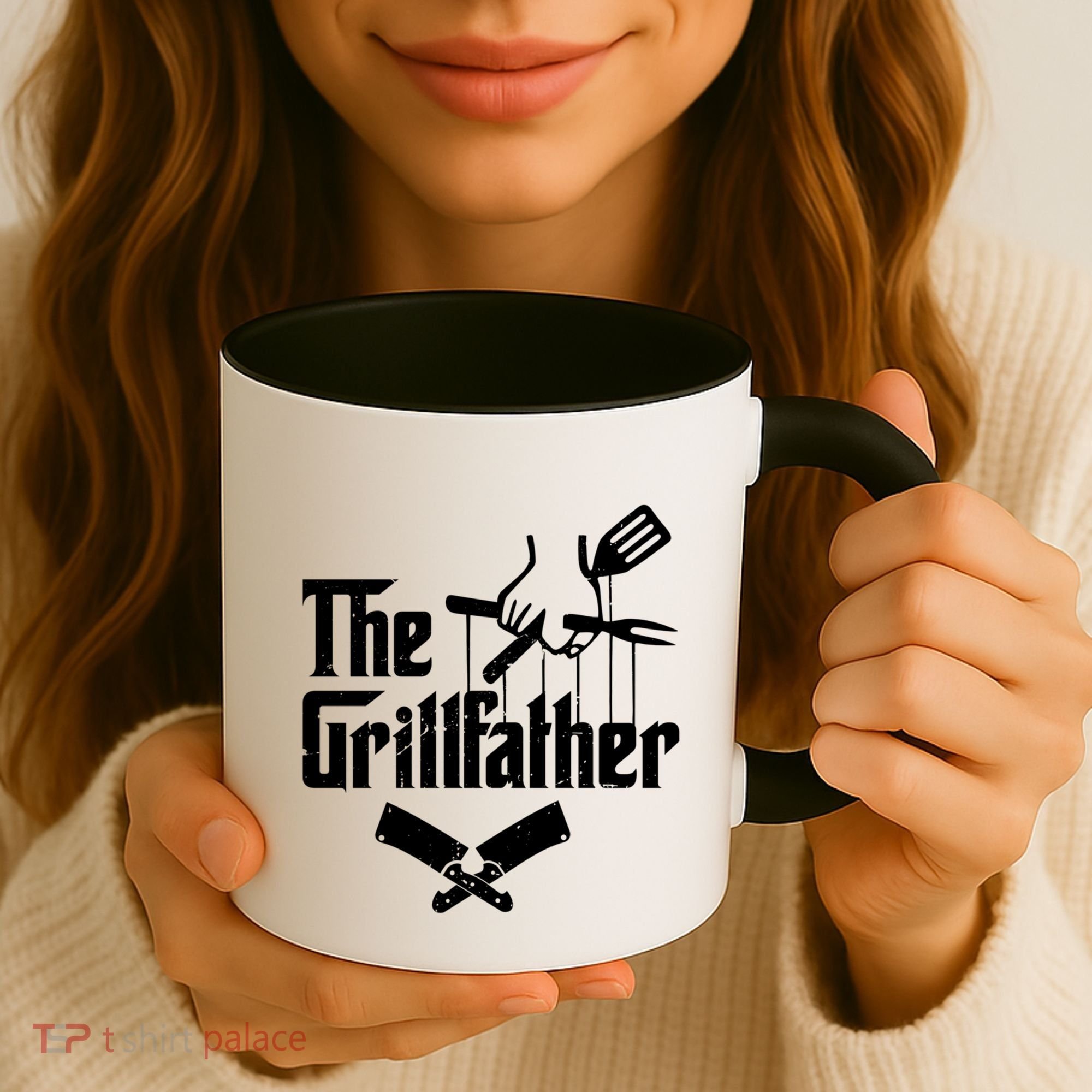 The Grillfather Funny Grill Master Bbq Gift Coffee Mug