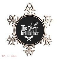 The Grillfather Funny Grill Master Bbq Gift Ornament thumb 0