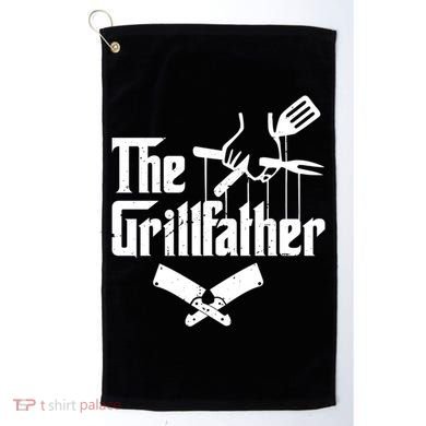 The Grillfather Funny Grill Master Bbq Gift Golf Towel