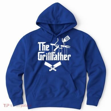 The Grillfather Funny Grill Master Bbq Gift Hoodie