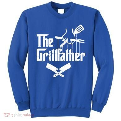 The Grillfather Funny Grill Master Bbq Gift Sweatshirt