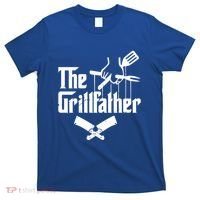 The Grillfather Funny Grill Master Bbq Gift T-Shirt thumb 0