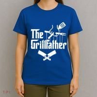 The Grillfather Funny Grill Master Bbq Gift T-Shirt thumb 4