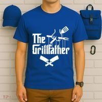 The Grillfather Funny Grill Master Bbq Gift T-Shirt thumb 6